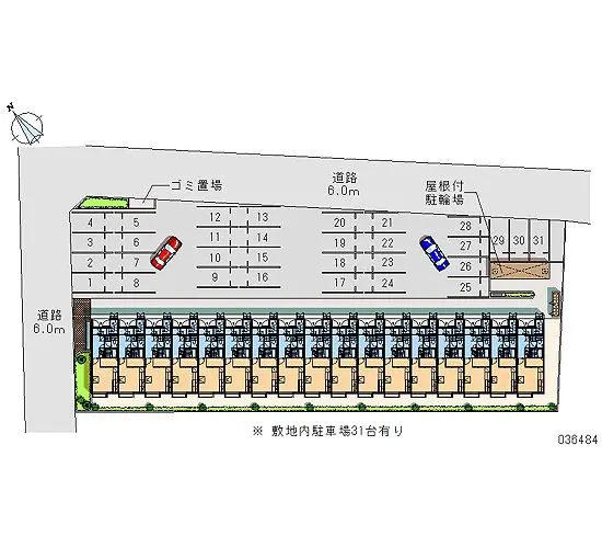 ★手数料０円★光市浅江７丁目 月極駐車場